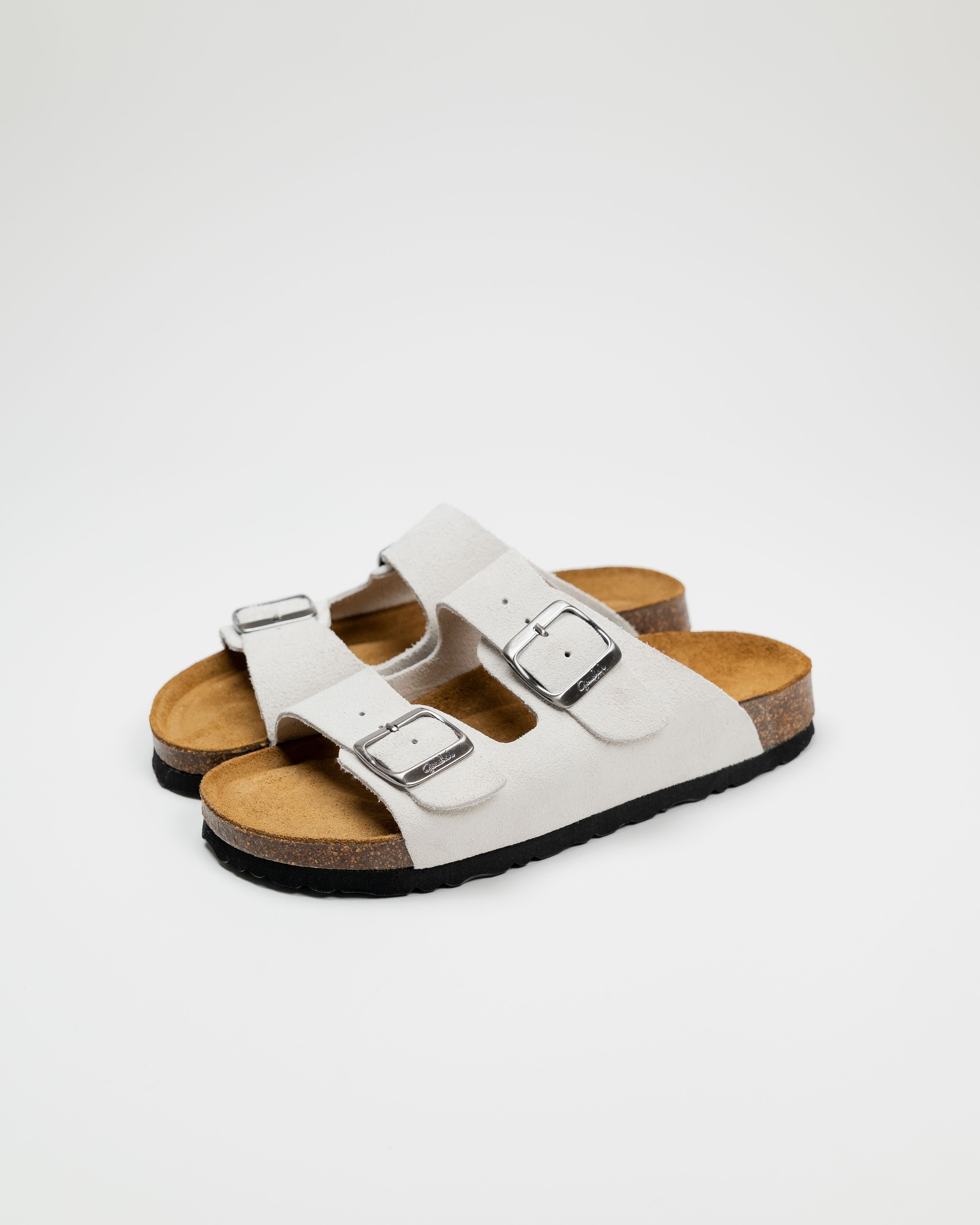 Opala Wide Suede White