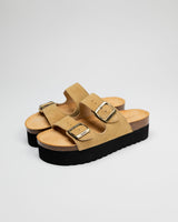 Opal Platform Suede Sand
