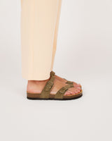 Âmbar Camurça Verde Caqui