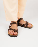 Piel ámbar marrón envejecida