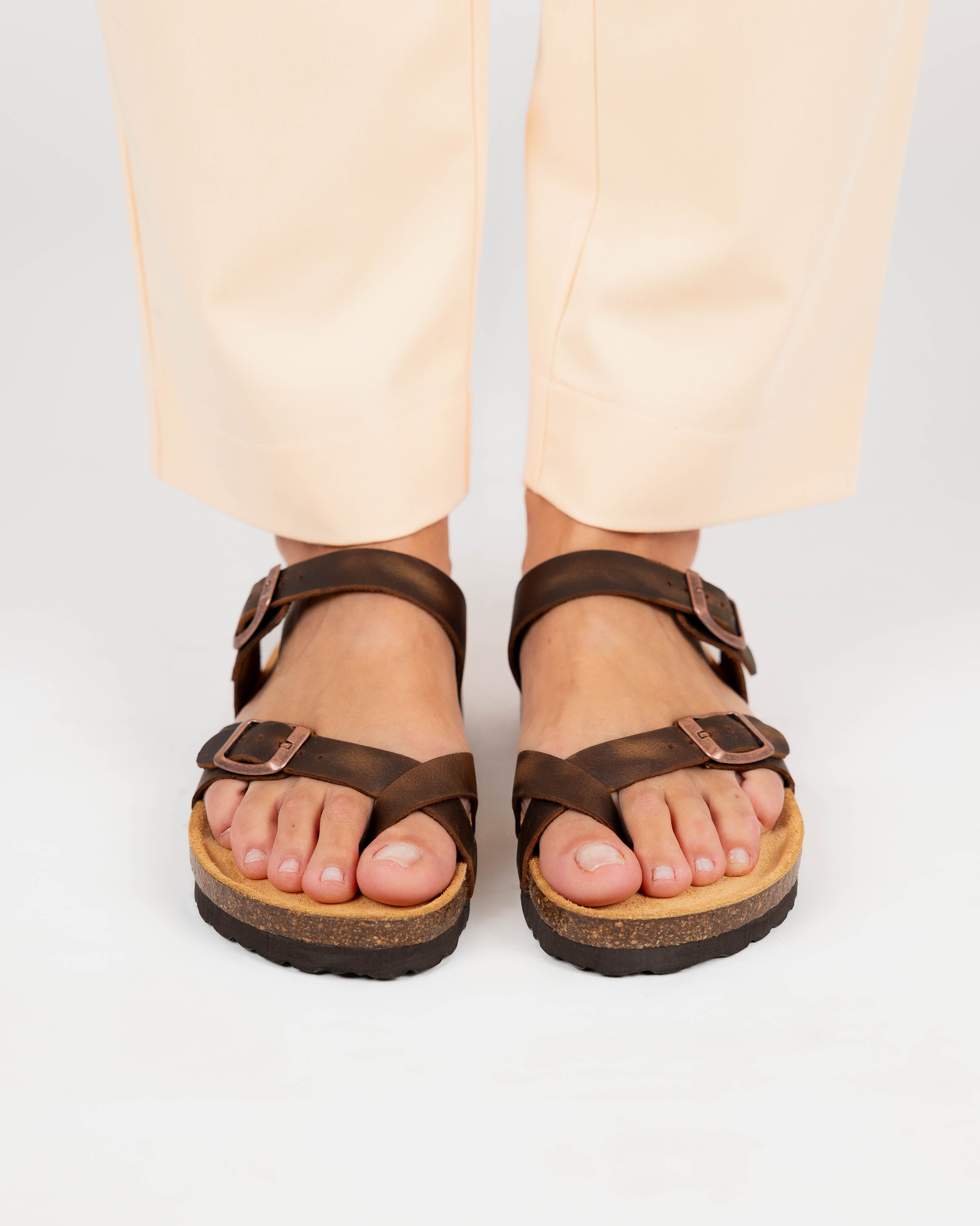 Piel ámbar marrón envejecida