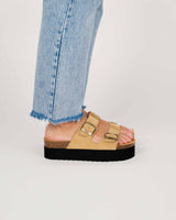 Opal Platform Suede Sand