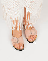 Azurite Pink Suede