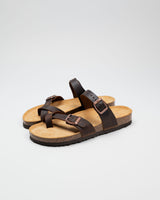 Piel ámbar marrón envejecida