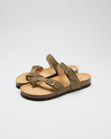 Âmbar Camurça Verde Caqui