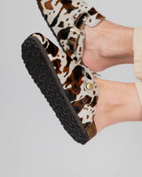 Mules Wide Tricolor