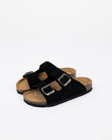 Opala Wide Suede Black