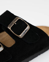 Opala Wide Suede Black