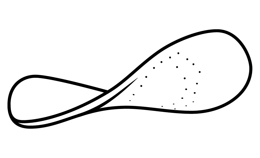Palmilha almofadada