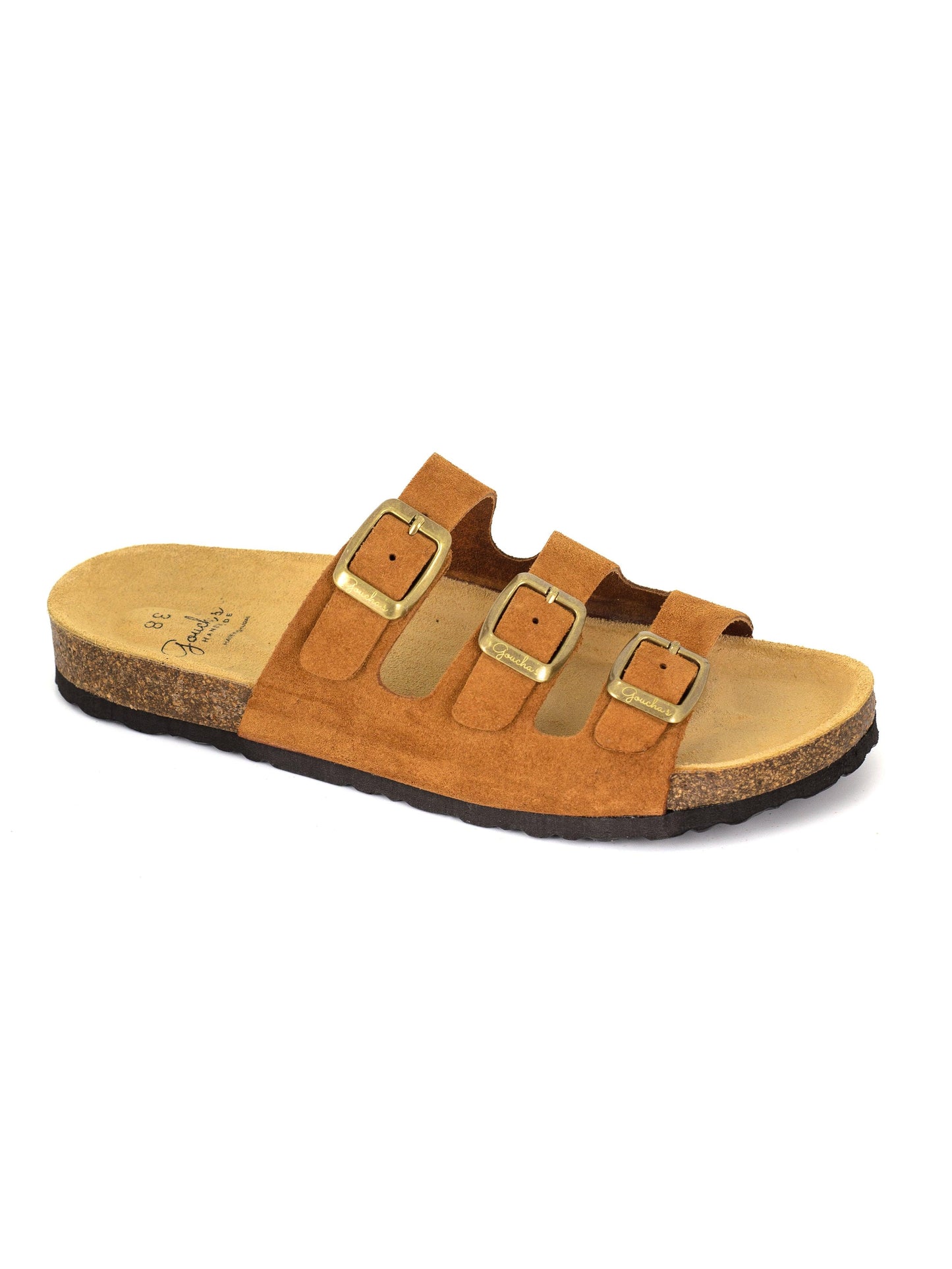 Chinelo Jade Camurça - Camel