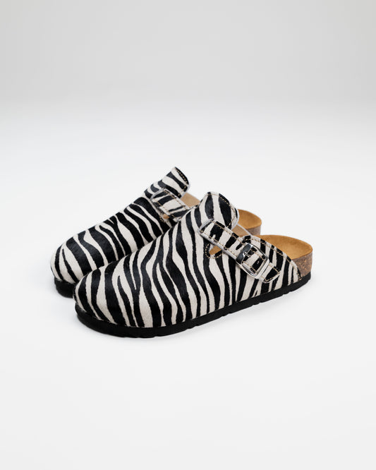 Wide Zebra Mules