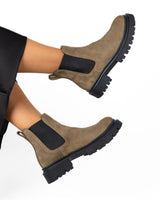 Bota Chelsea Olive