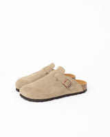 Mules Camurça Taupe Homem