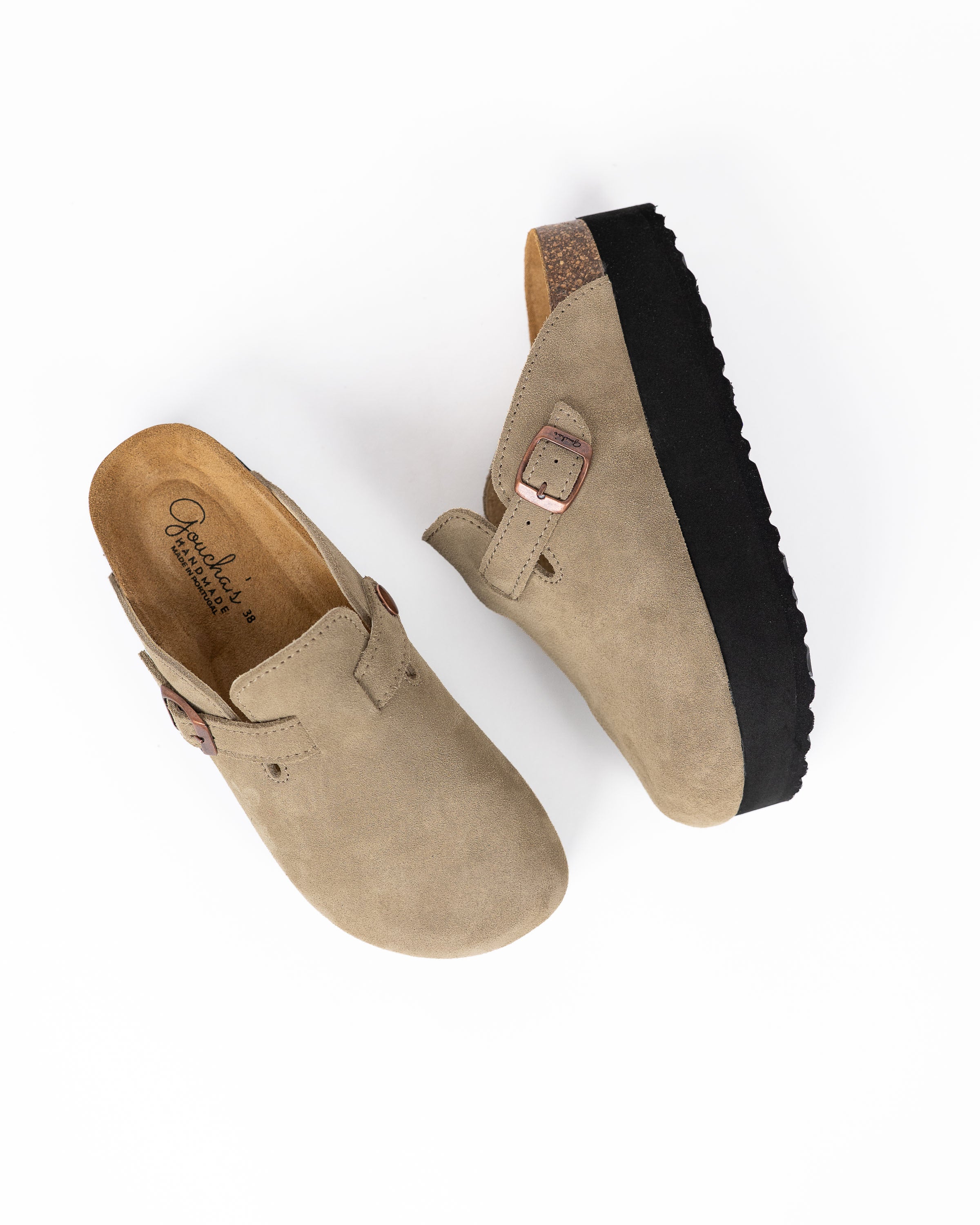 Mules Plataforma Taupe