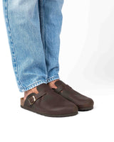 Mules Wide Pele Chocolate