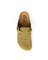 Mules Wide Pele Verde