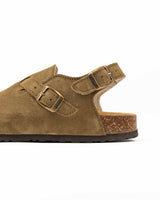 Sandália Mules Camurça Khaki