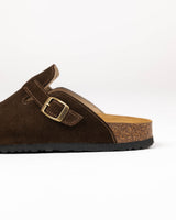 Mules Camurça Chocolate Homem