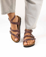 Sandália Âmbar Pele Lavanda