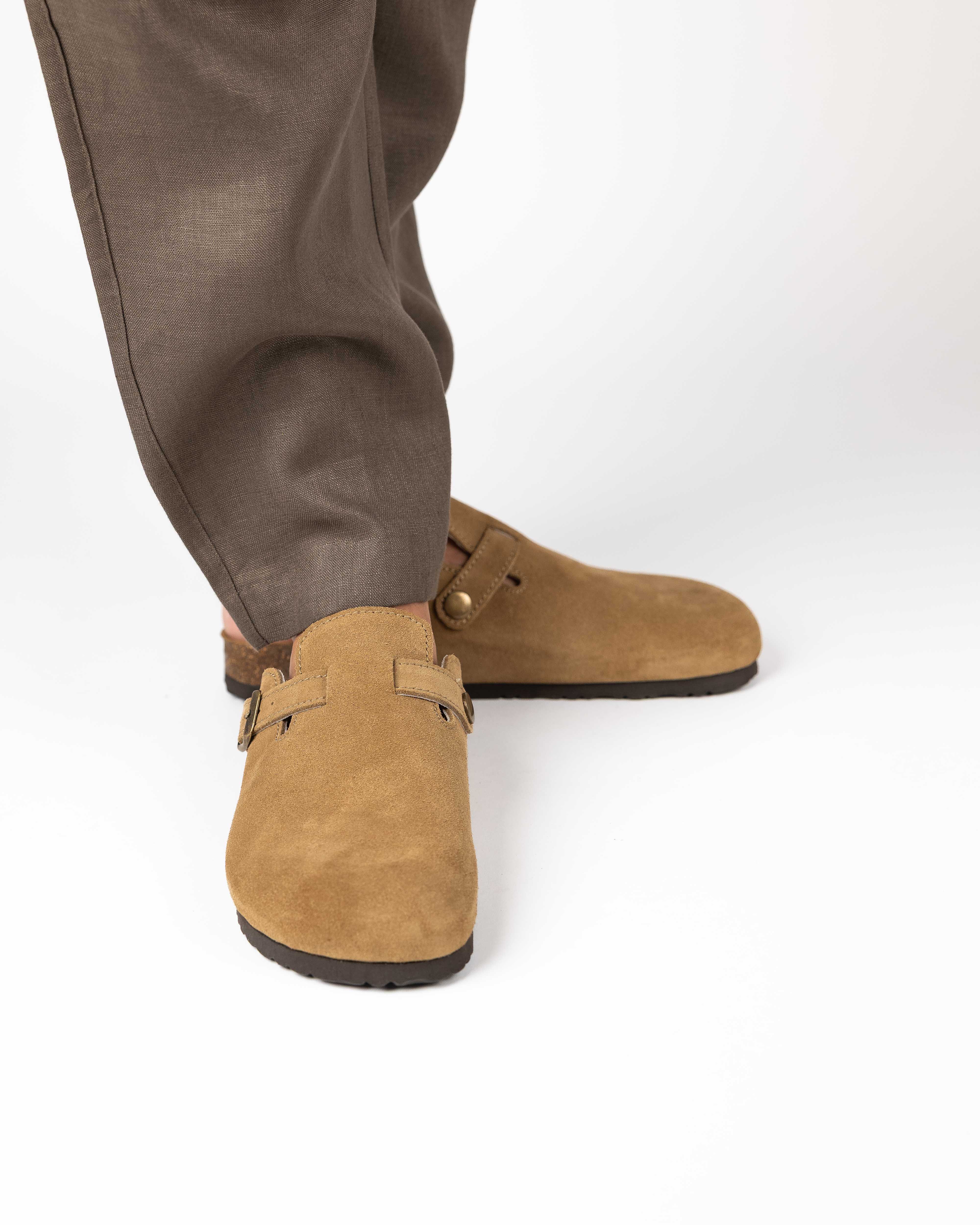 Mules de ante color arena