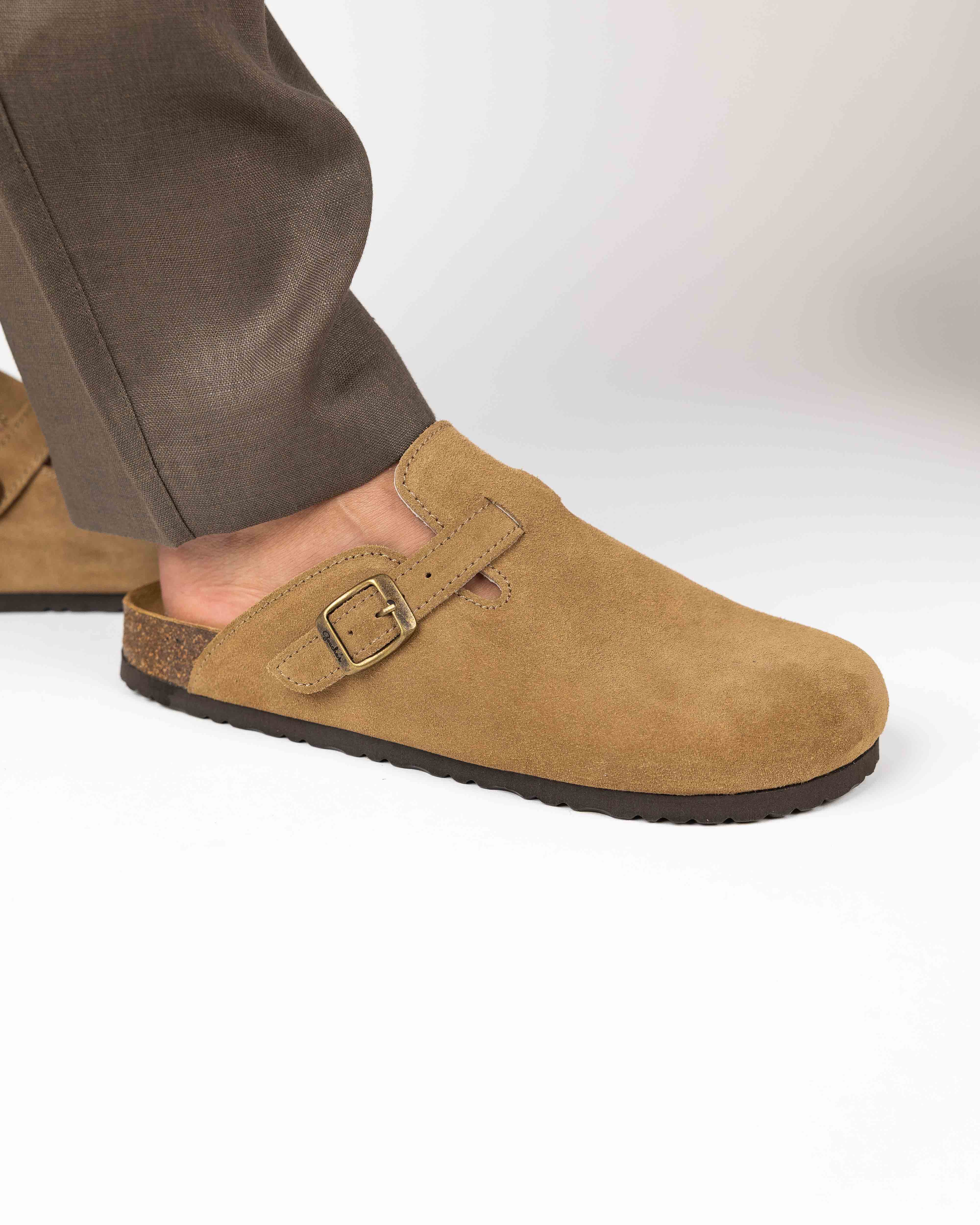 Mules de ante color arena