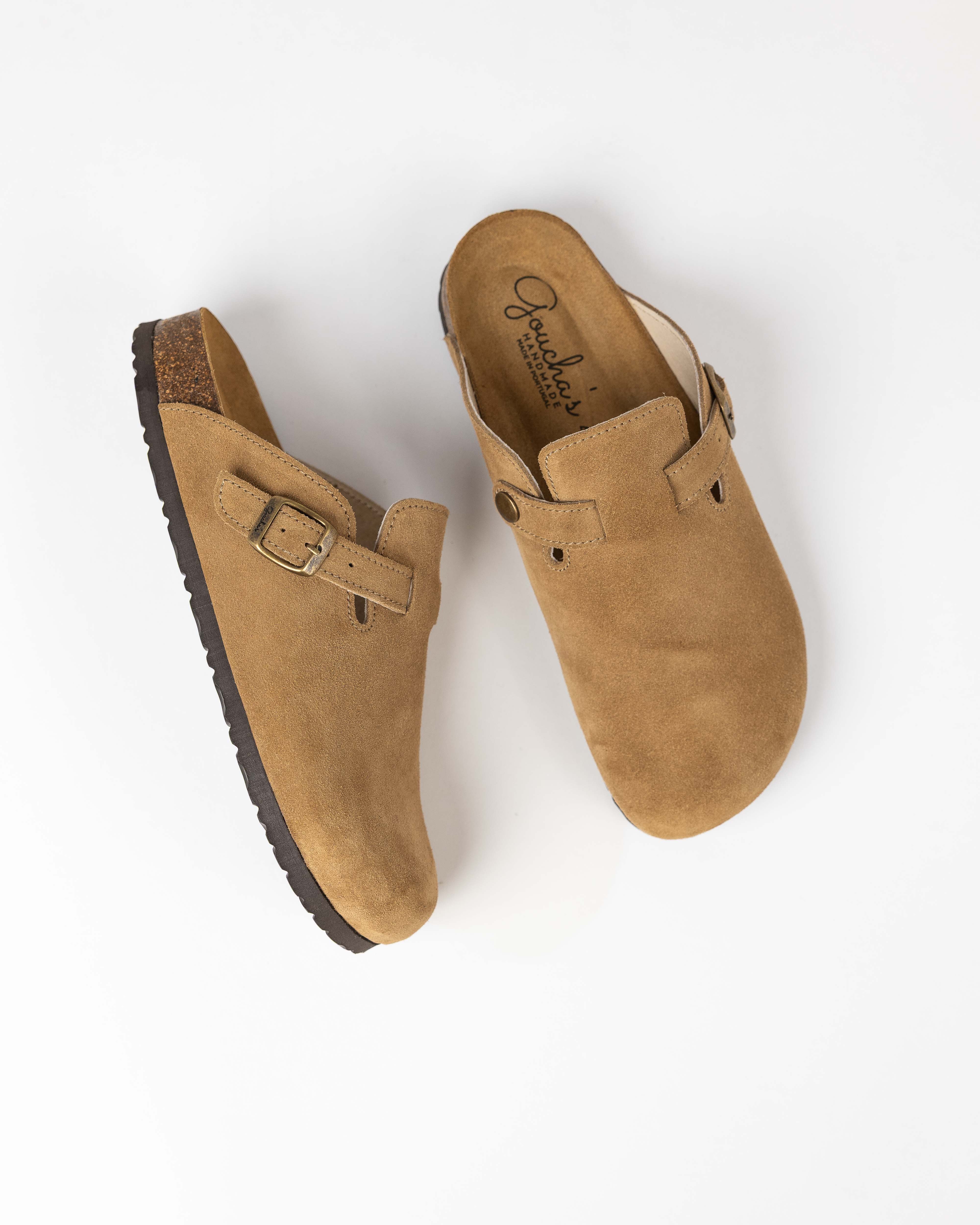 Mules de ante color arena