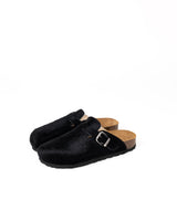 Mules Wide Pony Preto