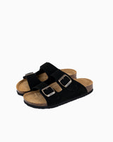 Opala Wide Suede Black