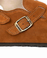 Sandália Mules Wide Camel