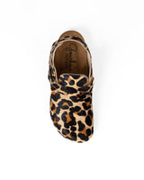 Sandália Mules Wide Leopardo