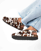 Sandália Mules Wide Tricolor