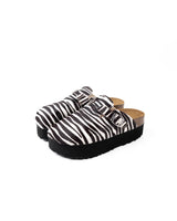 Mules Wide Plataforma Zebra